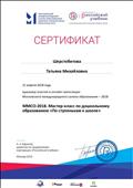 ММСО -2018 Мастер - класс по дошкольному образованию "По ступенькам к школе"